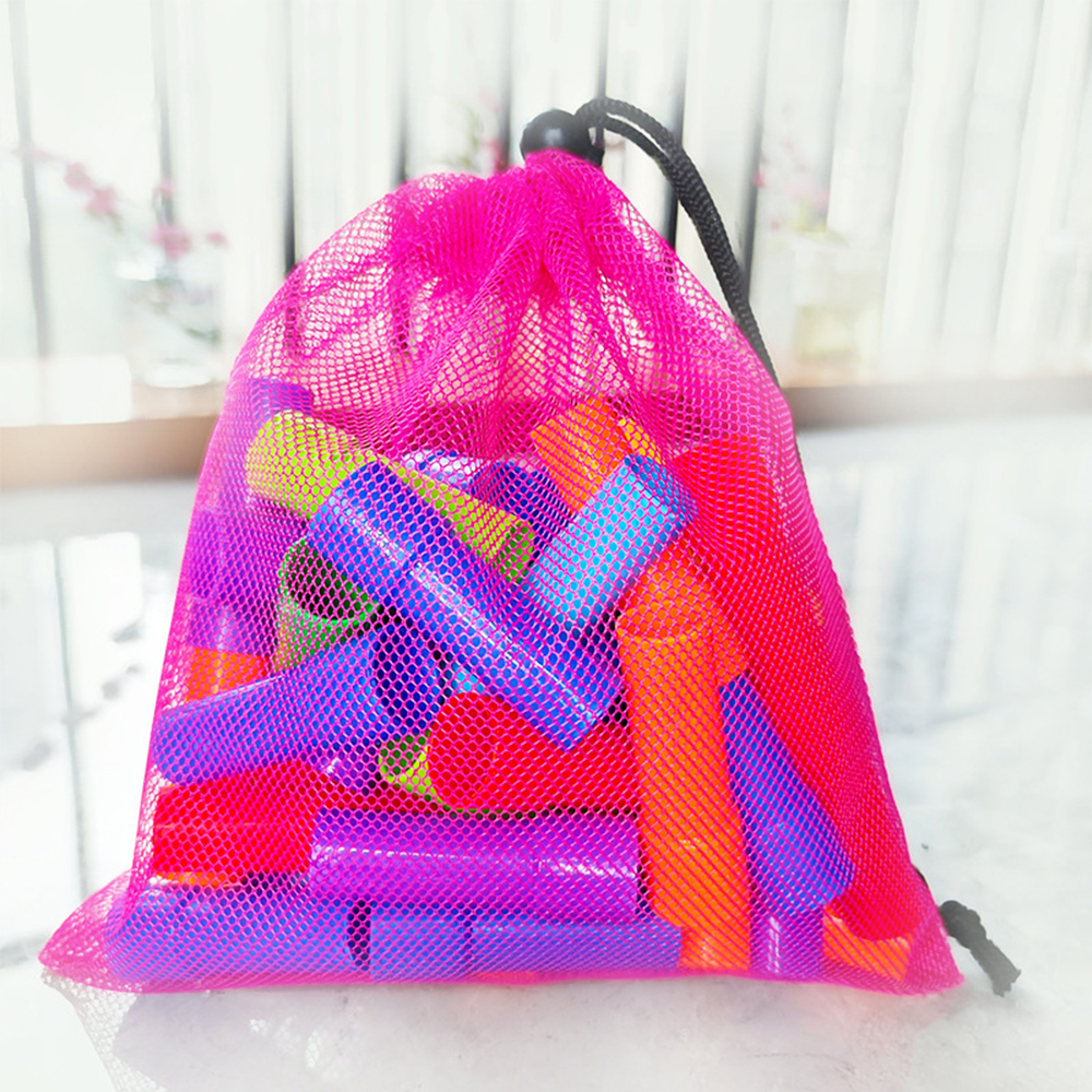 Personalized Beach Toy Collection Mesh Drawstring Bag | CWBeach150