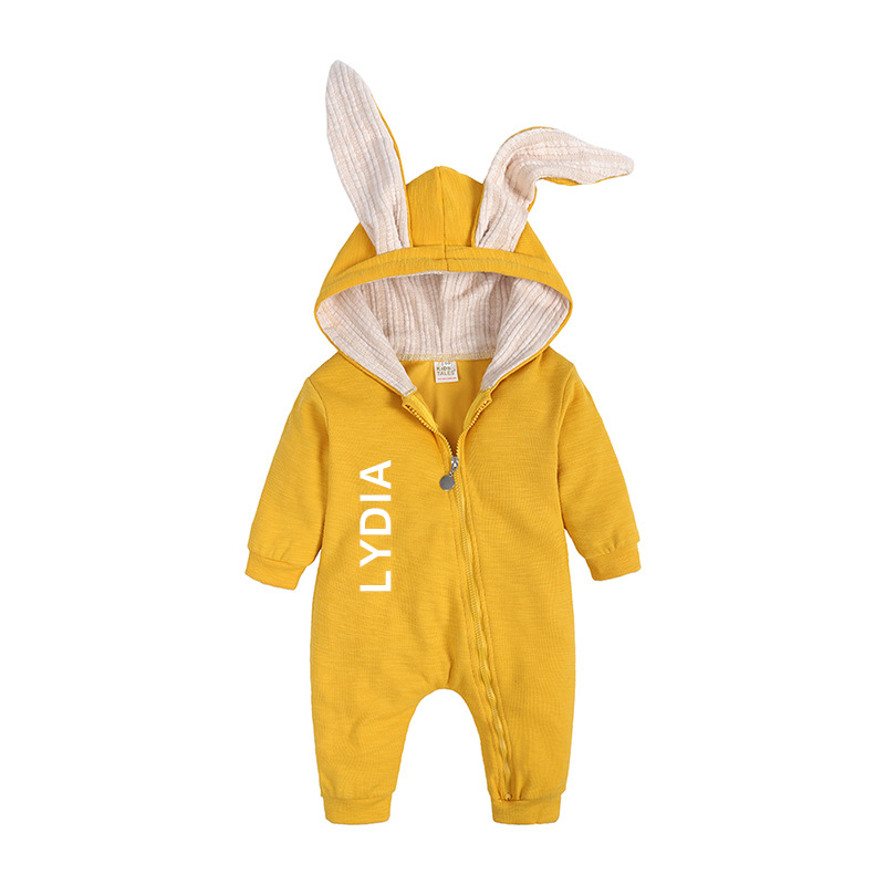 Personalized Baby Easter Rabbit Ears Gown | CWbaby40