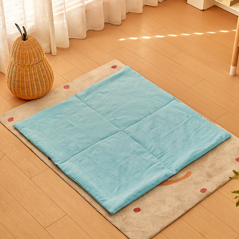 Kid Color Canvas Square Play Tepee Mat | CWToy4601