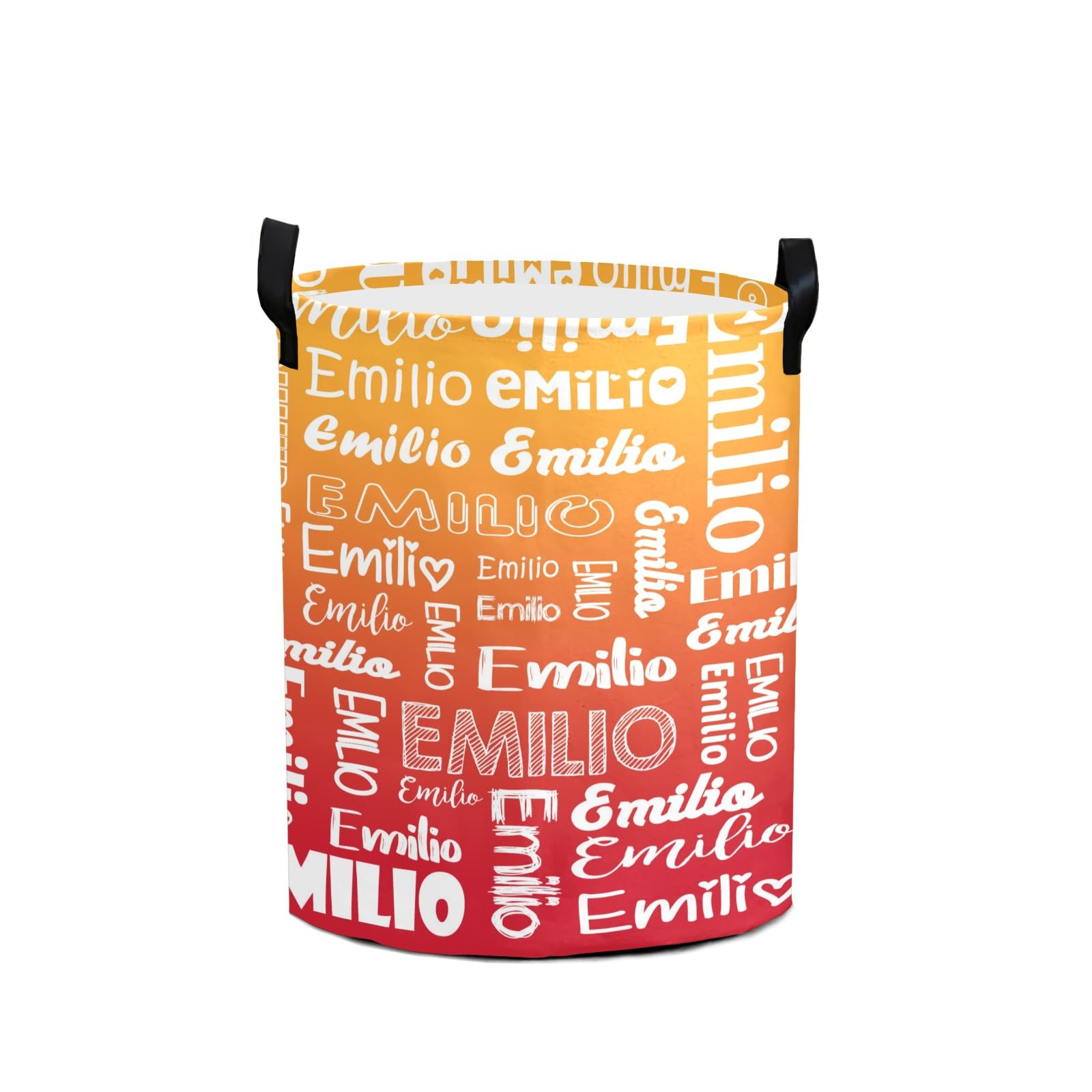 Personalized Laundry Collapsible Baskets with Handle | CWBasket04
