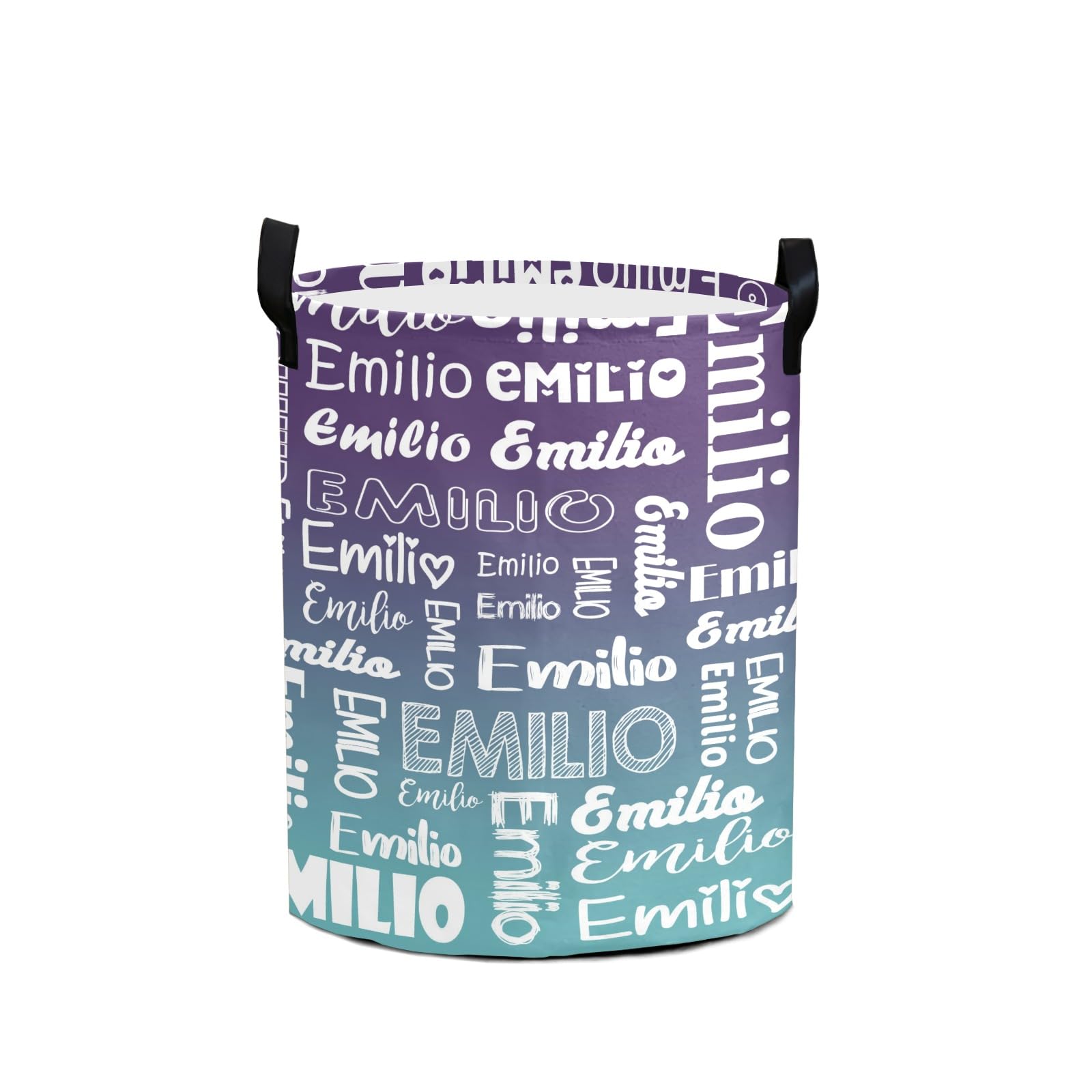 Personalized Laundry Collapsible Baskets with Handle | CWBasket04