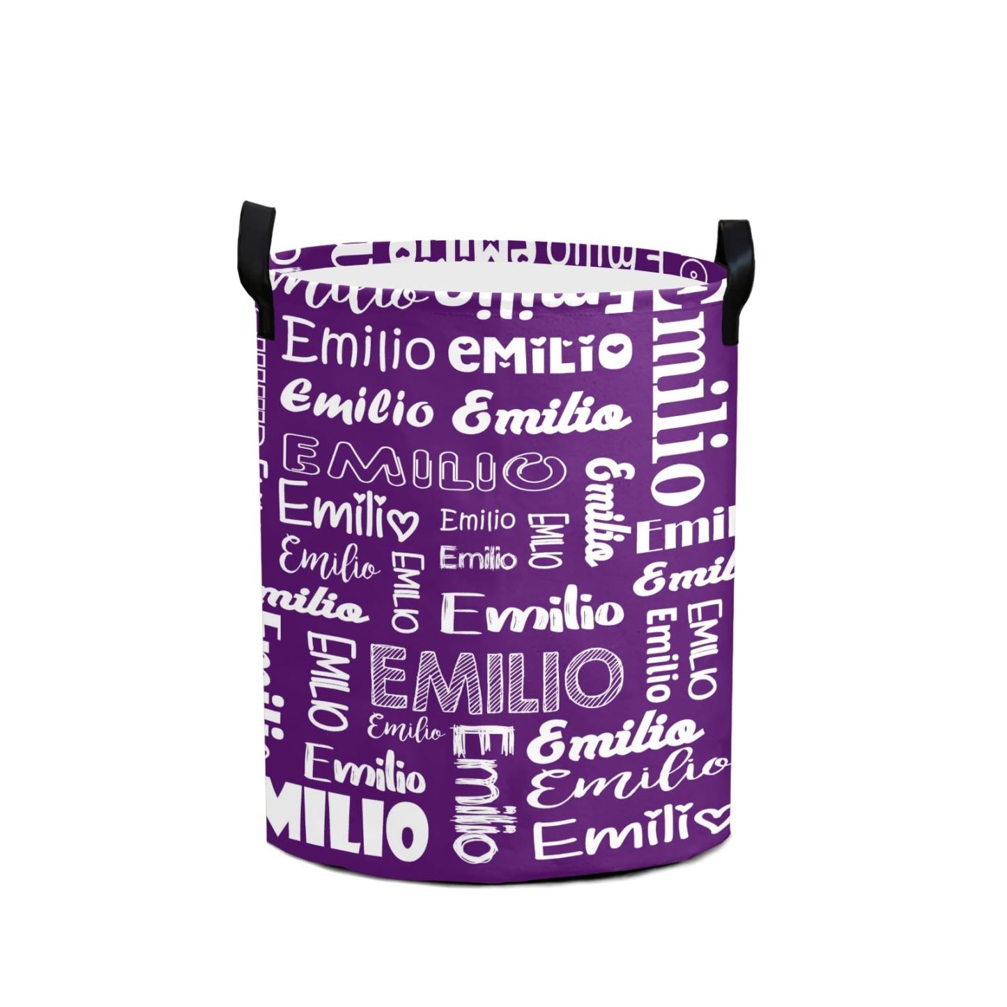 Personalized Laundry Collapsible Baskets with Handle | CWBasket04