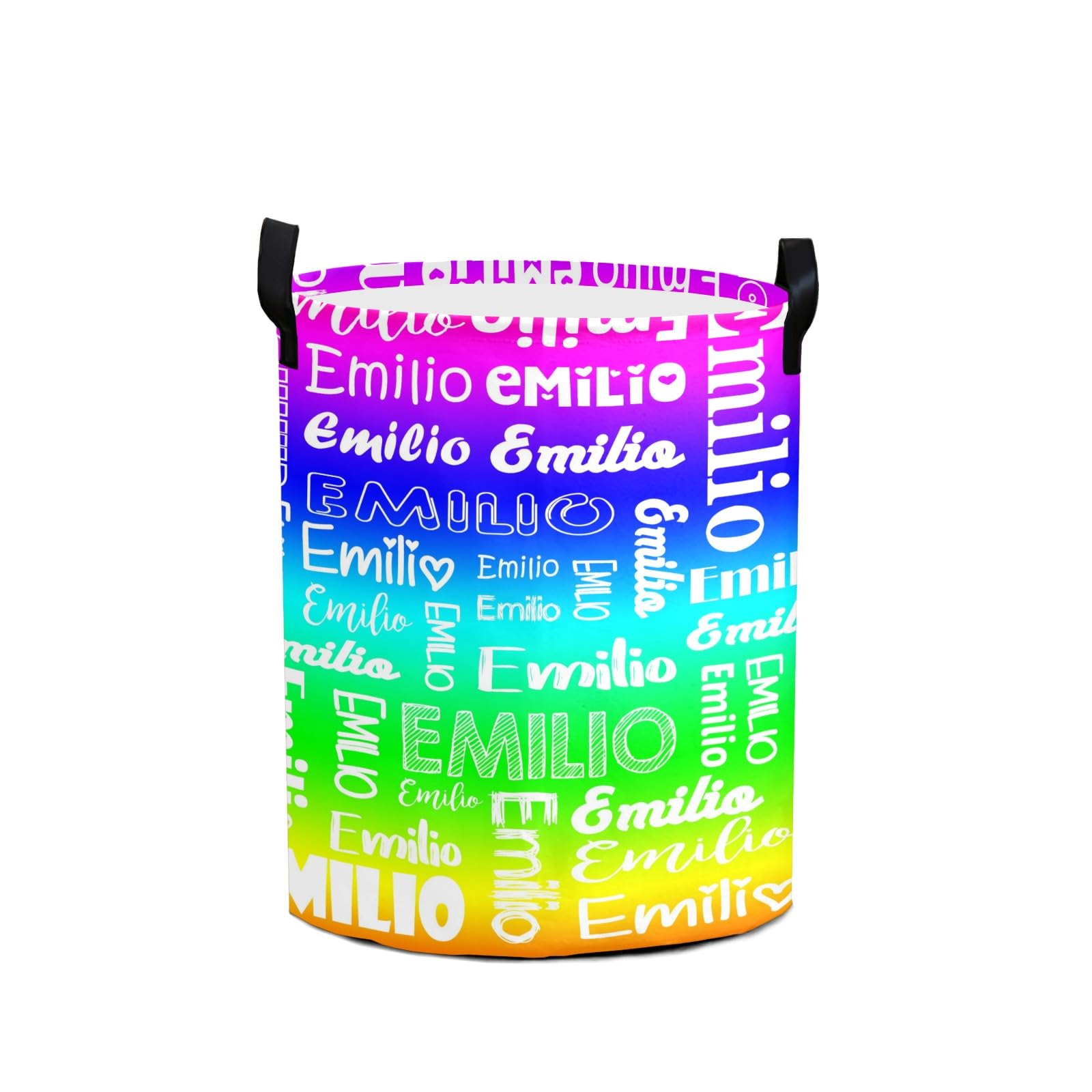 Personalized Laundry Collapsible Baskets with Handle | CWBasket04