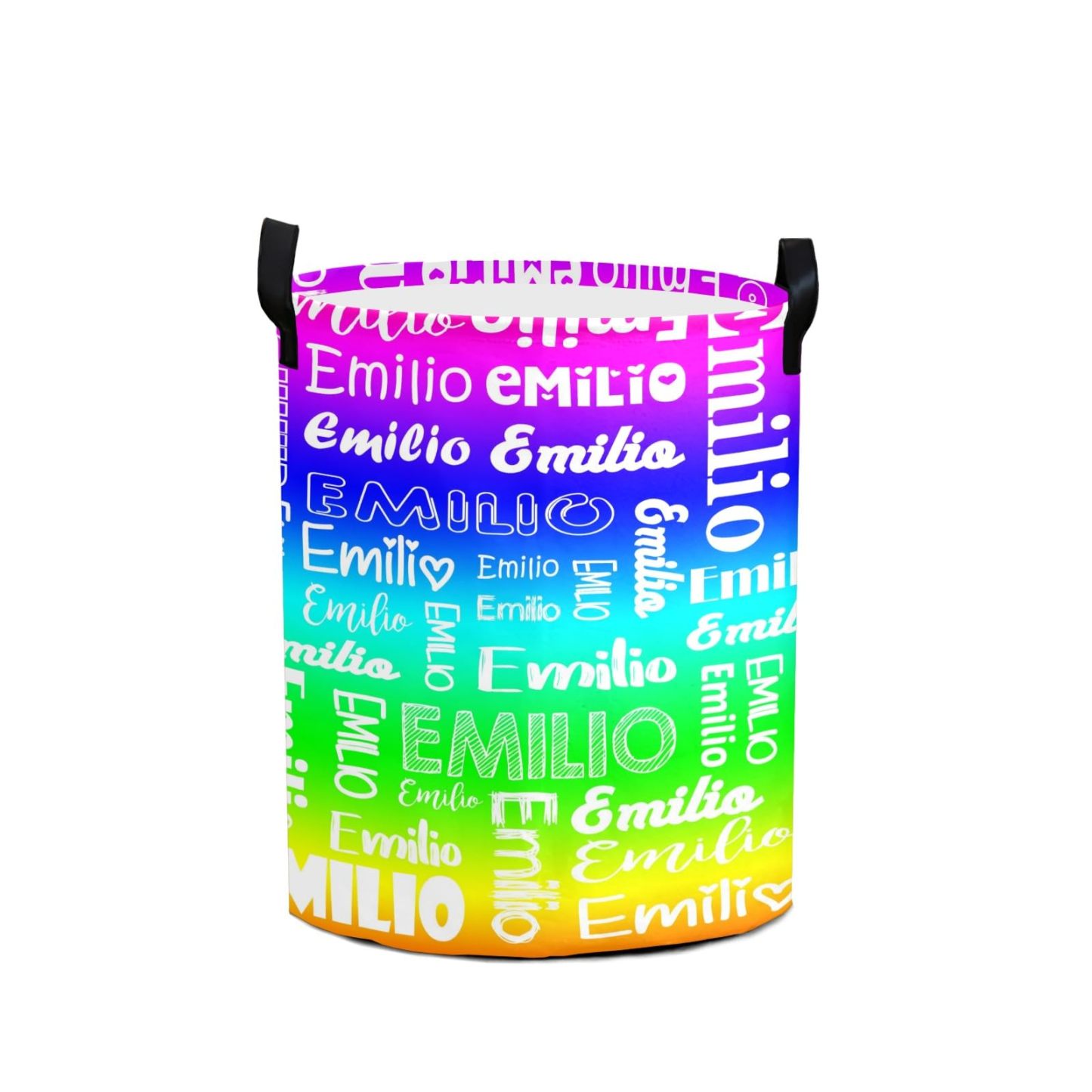 Personalized Laundry Collapsible Baskets with Handle | CWBasket04