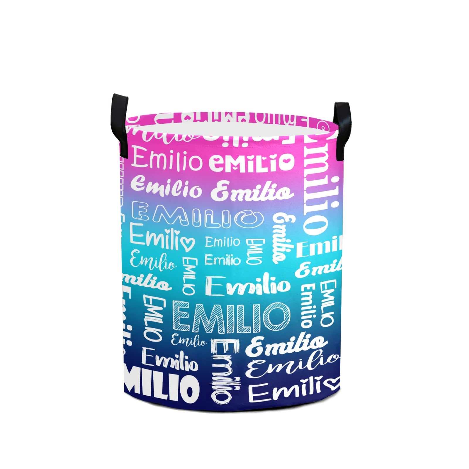 Personalized Laundry Collapsible Baskets with Handle | CWBasket04