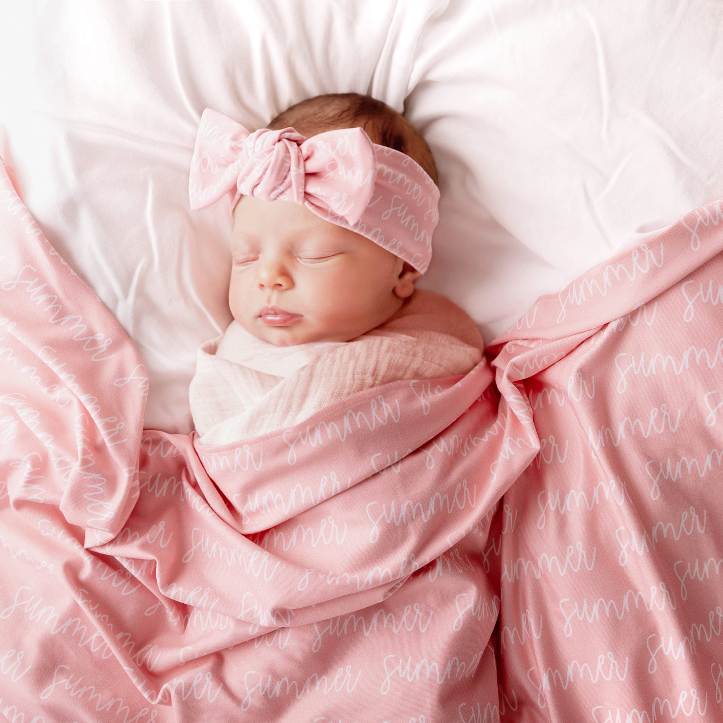 Personalized Baby Swaddle Blanket Set for Comfort & Unique | BBBlanket02