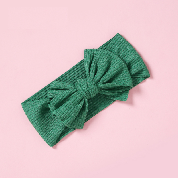 Personalized Embroidery Baby Girl Stretchy Bow Headband | CWBaby208