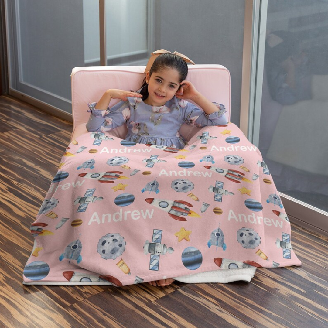 Personalized Lovely Kid Blanket for Comfort & Unique | BKKid95