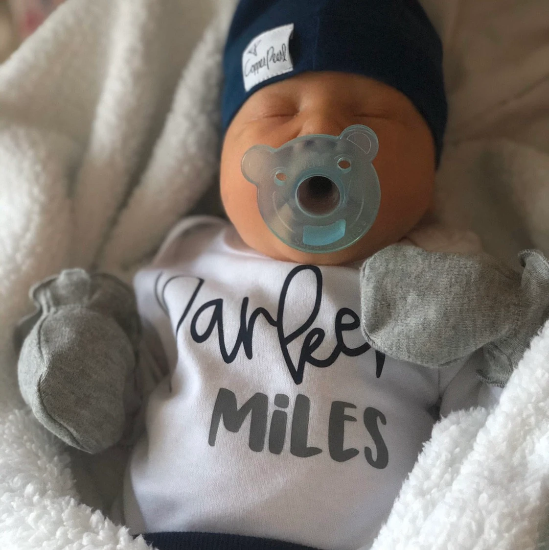 Personalized Baby Boy Coming Home Outfit Set | CWBaby170