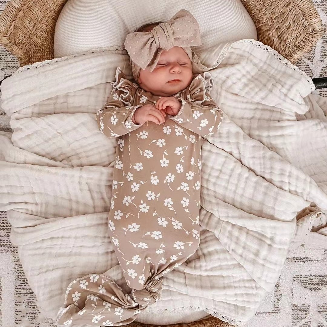 Personalized Embroidered Name Baby Swaddle Blanket for Unique Gift | CWBaby58