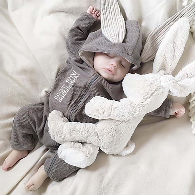 Personalized Baby Easter Rabbit Ears Gown | CWbaby40