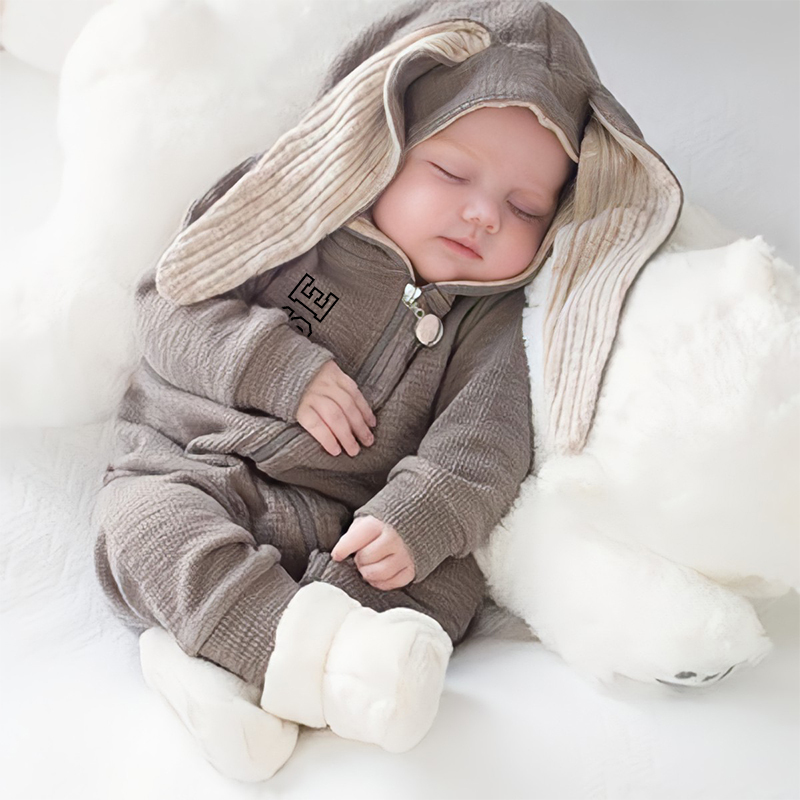 Personalized Baby Easter Rabbit Ears Gown | CWbaby40