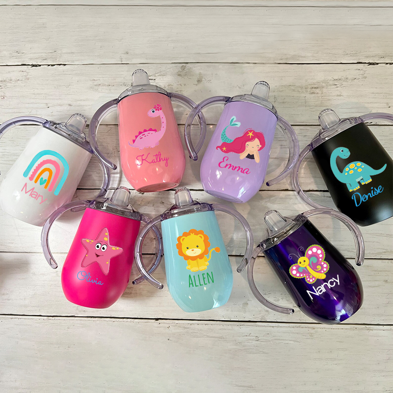 Personalized Lovely Stainless Steel Sippy Kids Cup  | Youcup04