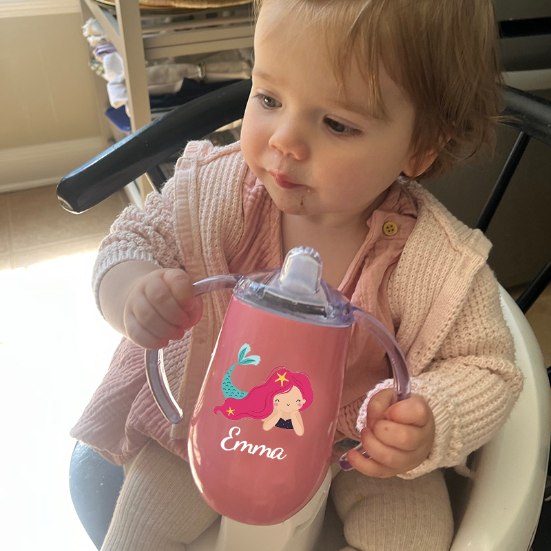 Personalized Lovely Stainless Steel Sippy Kids Cup  | Youcup04