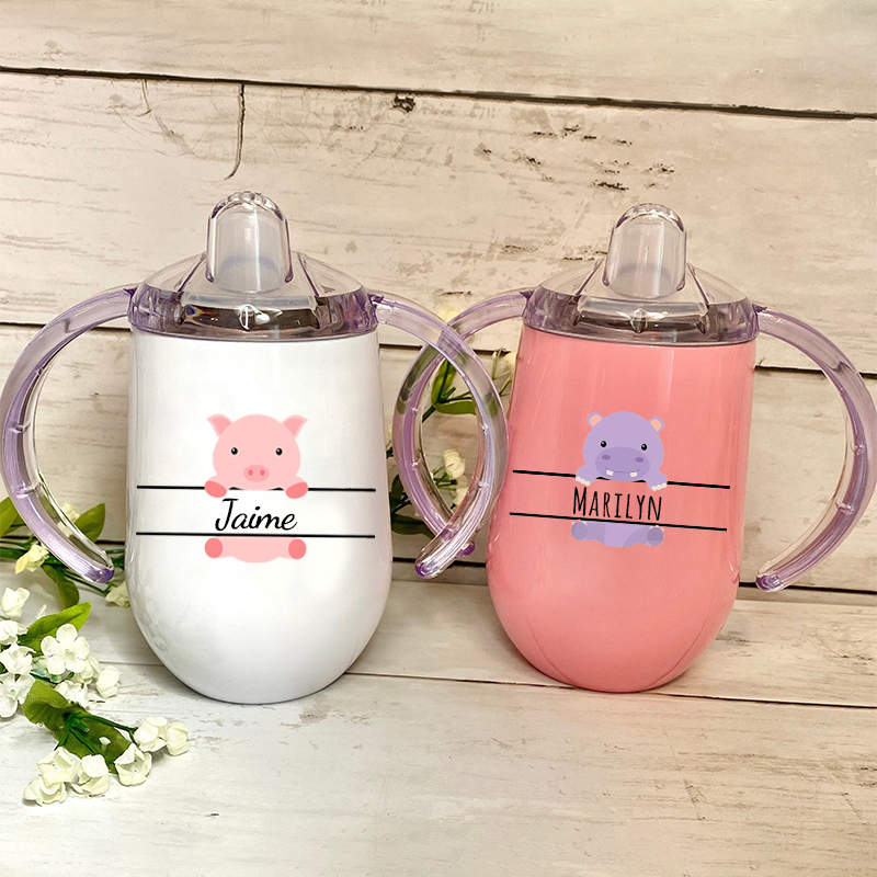 Personalized Lovely Stainless Steel Sippy Kids Cup | Youcup05
