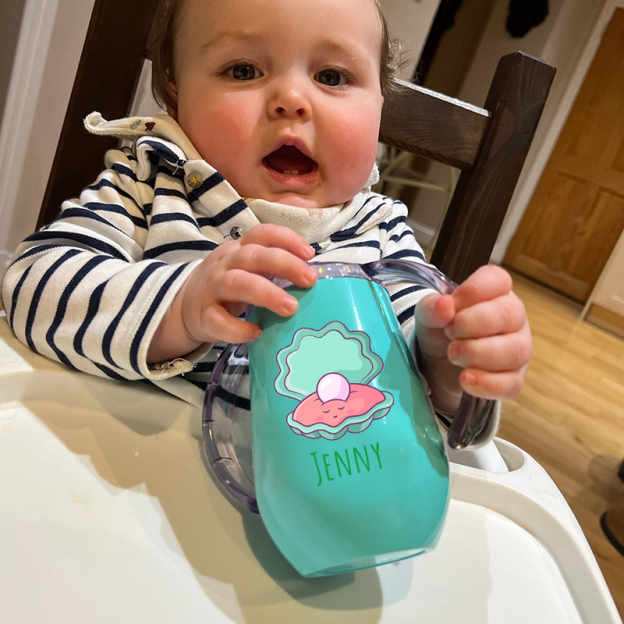 Personalized Lovely Stainless Steel Sippy Kids Cup  | Youcup04