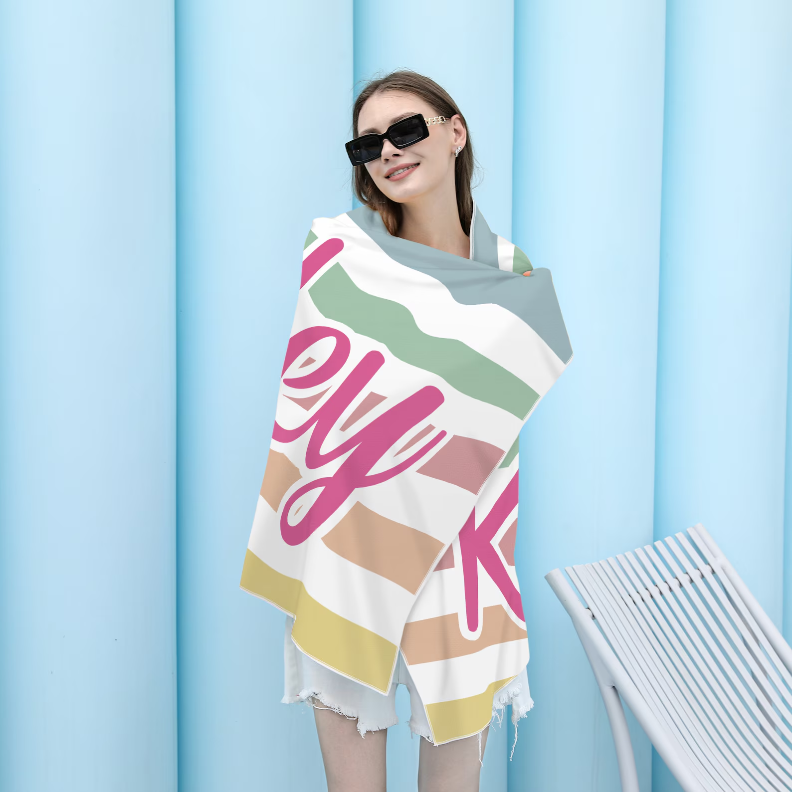 Personalized Lovely Kid Towel for Summer & Beach | CWTowel124