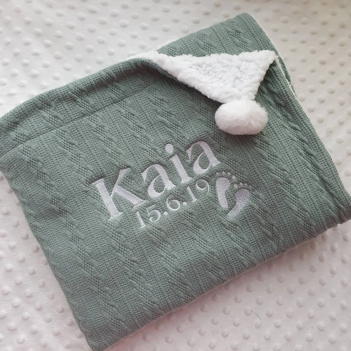 Personalized Embroidered Soft Fleece Baby Blanket | CWBaby79