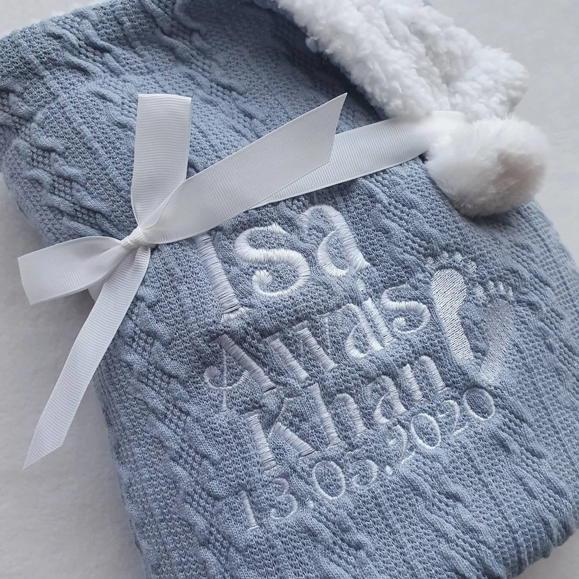 Personalized Embroidered Soft Fleece Baby Blanket | CWBaby79