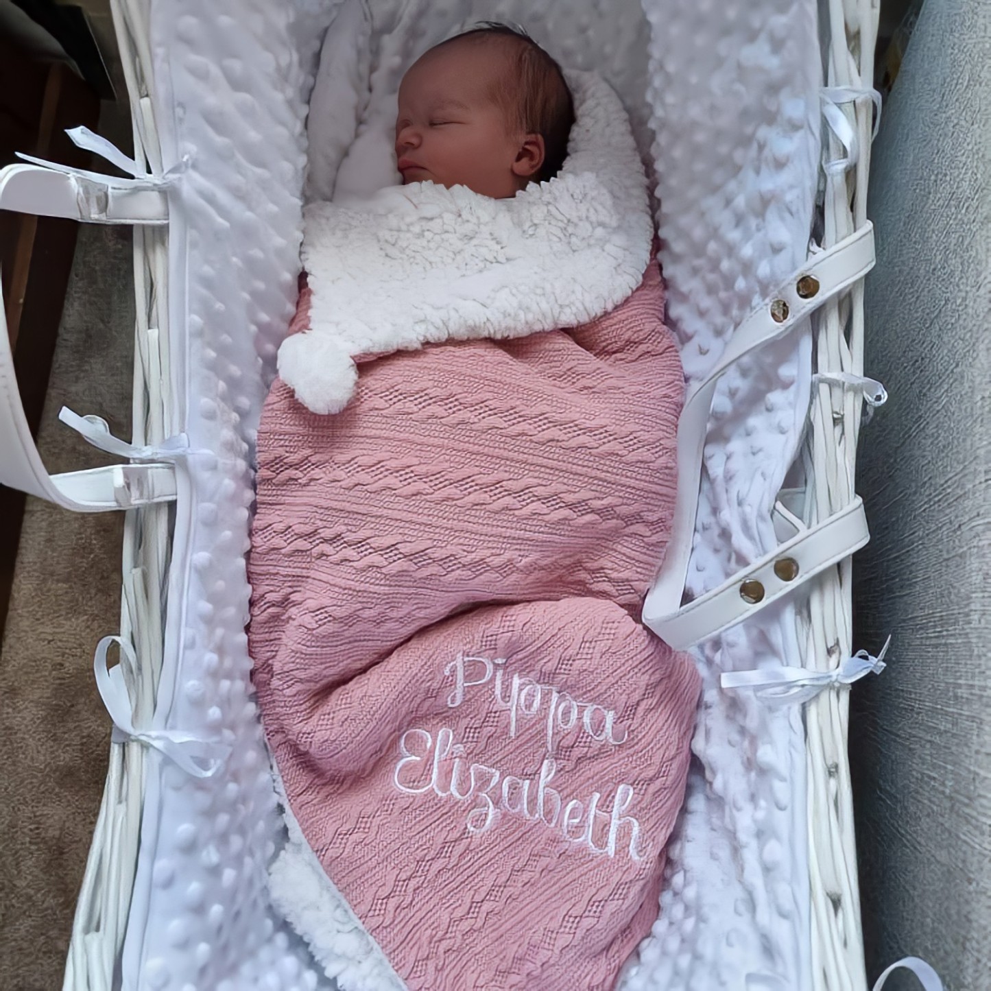 Personalized Embroidered Soft Fleece Baby Blanket | CWBaby80