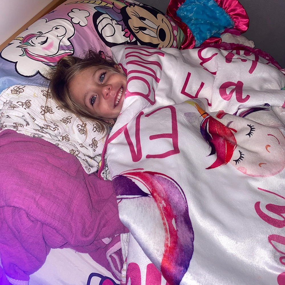 Personalized Lovely Kid Blanket for Comfort & Unique | BKKid125