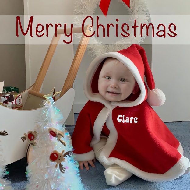 Personalized Warm Baby Christmas Cloak | MCGift104