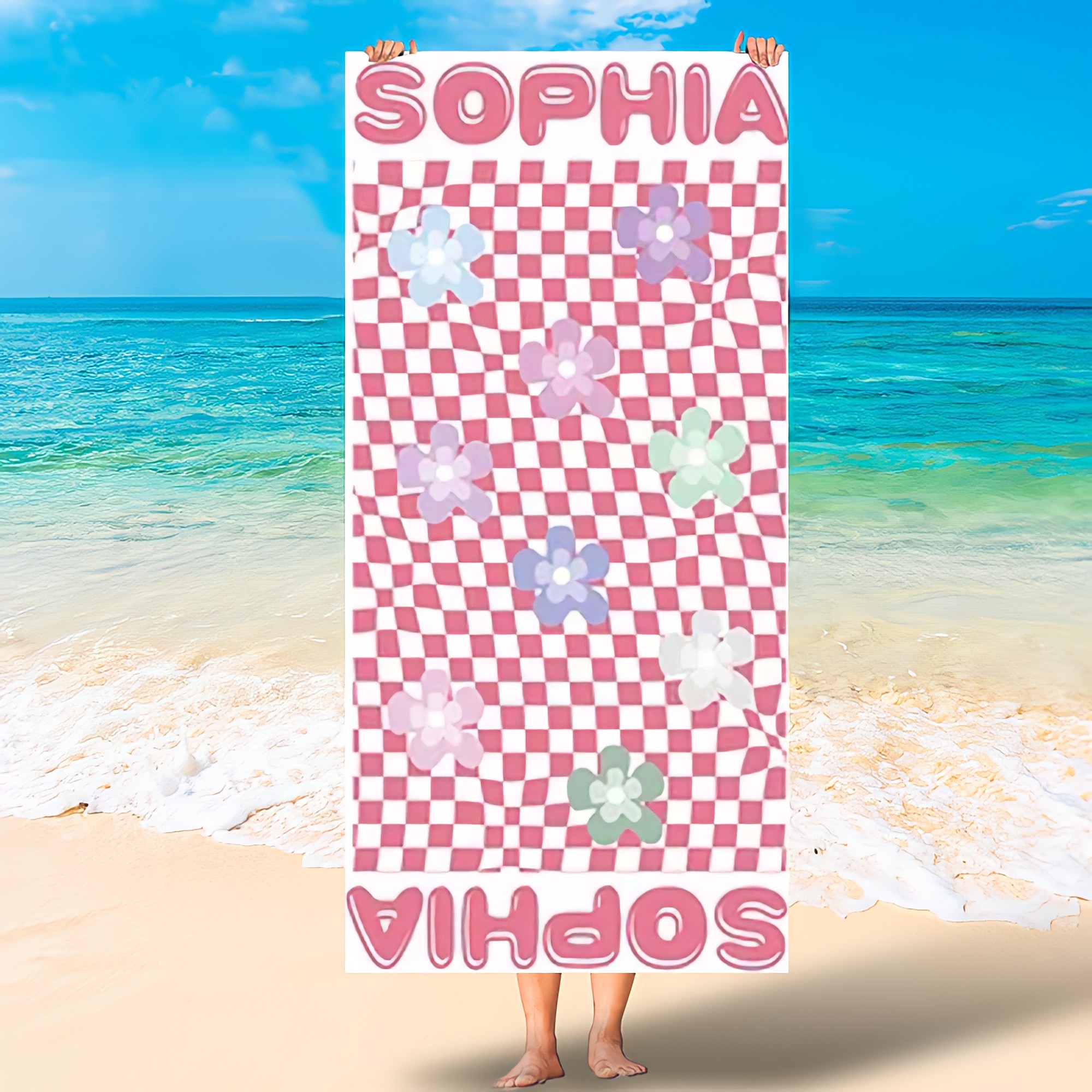Personalized Lovely Kid Towel for Summer & Beach | CWTowel136
