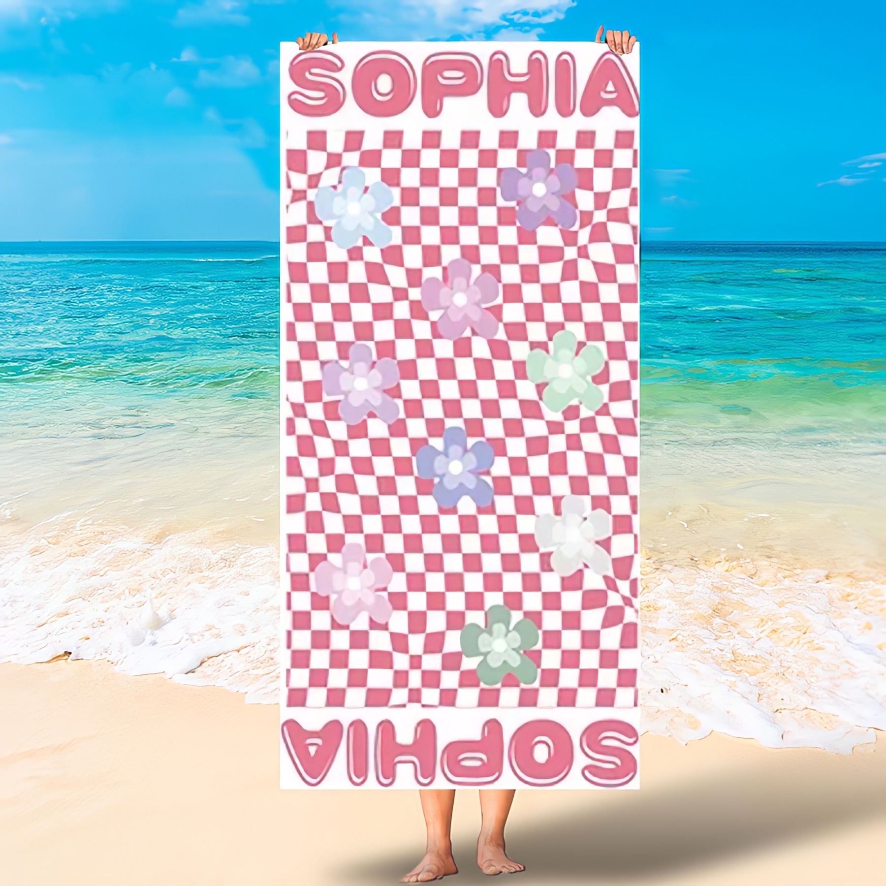 Personalized Lovely Kid Towel for Summer & Beach | CWTowel136