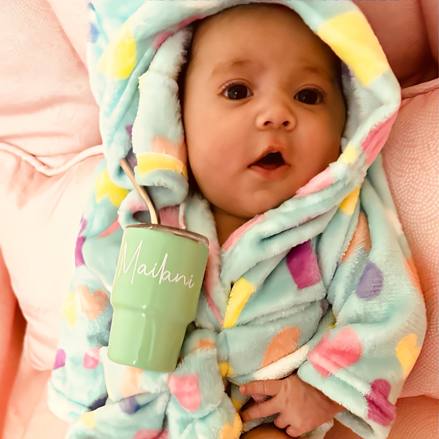 Personalised 3oz Stainless Steel Sippy Mini Tumbler | KidCup09