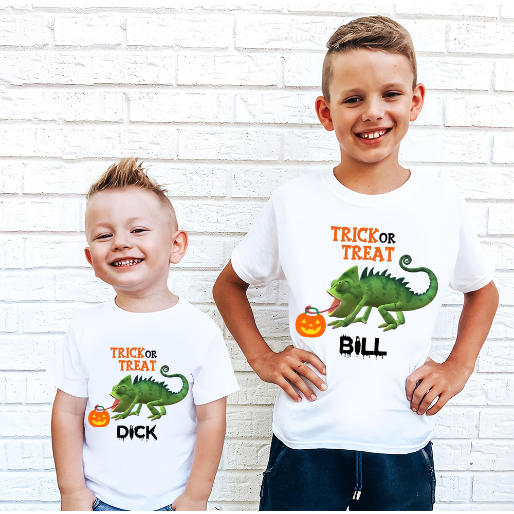 Personalized Larva's Halloween Funny Kid Shirt | Larva16