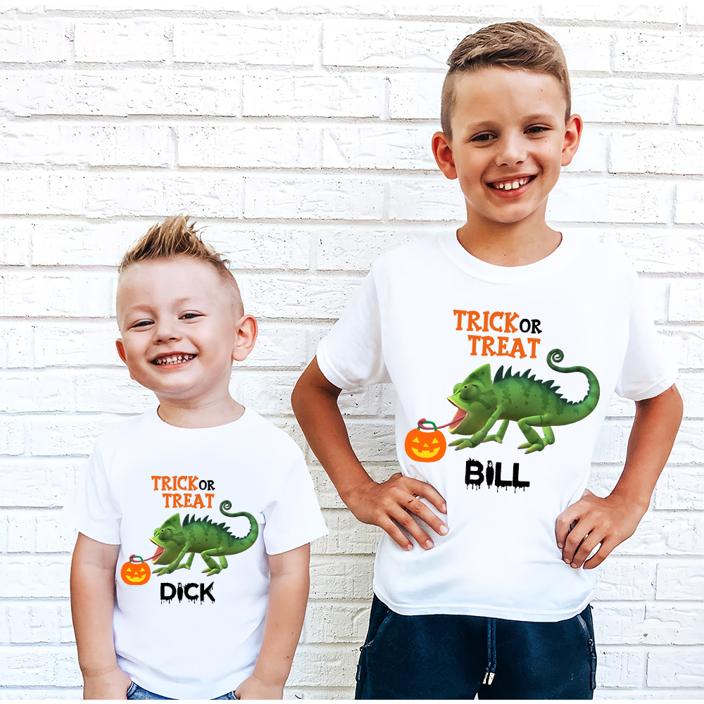 Personalized Larva's Halloween Funny Kid Shirt | Larva16