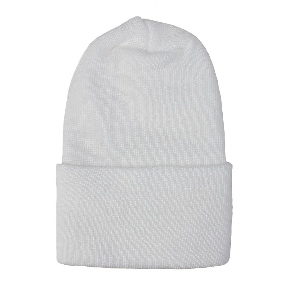 Personalized Leather Patch Pom Pom Beanie for Comfort & Unique | HSKid35