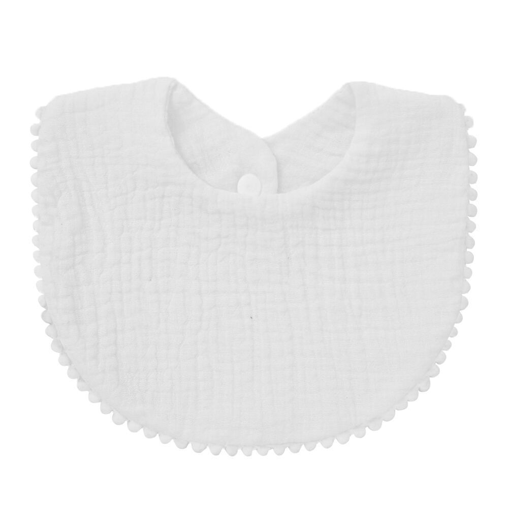 Personalized Embroidered Monogrammed Baby Muslin Bib | CWBaby214