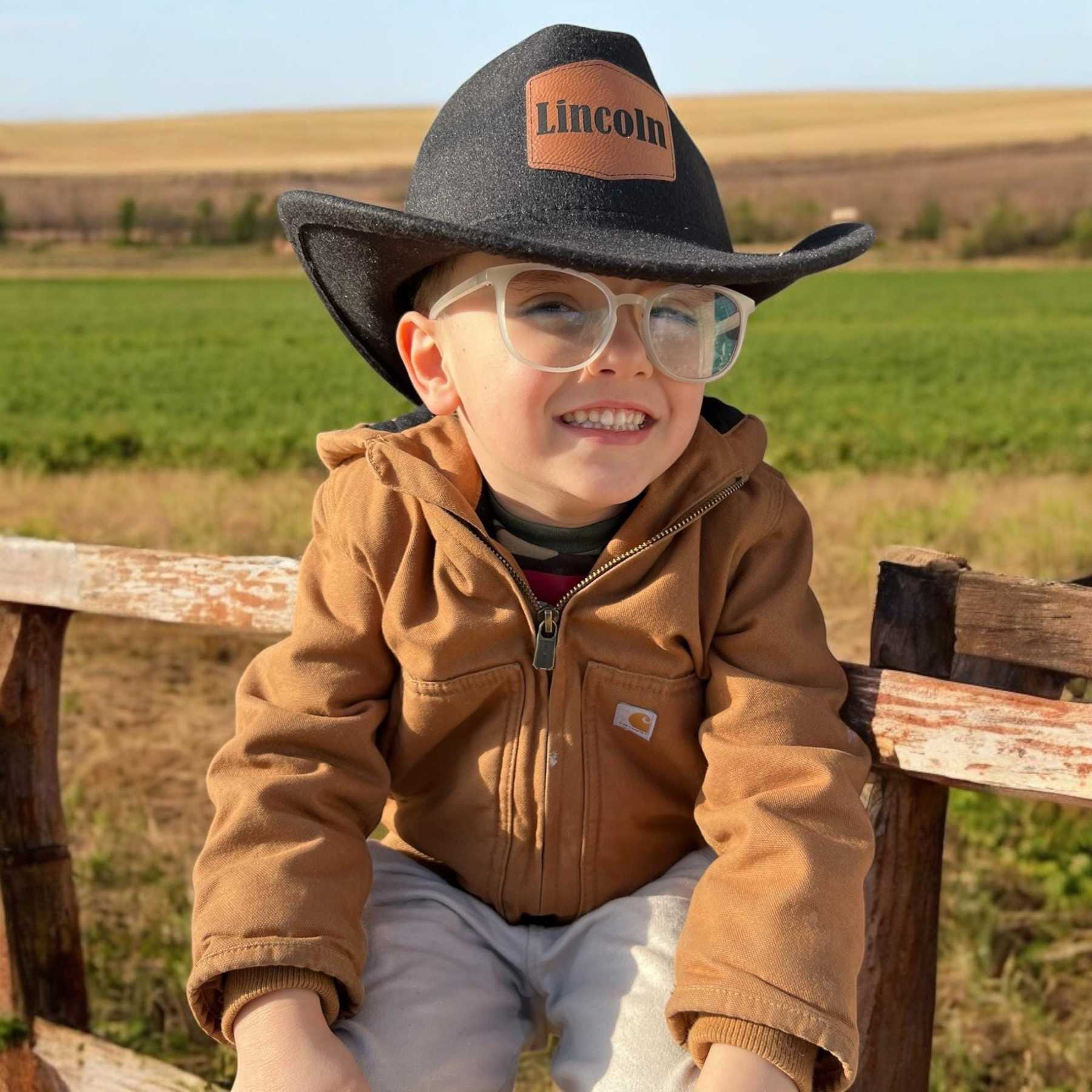 Personalized Leather Patch Cowboy Hat for Comfort & Unique | CWBeach91