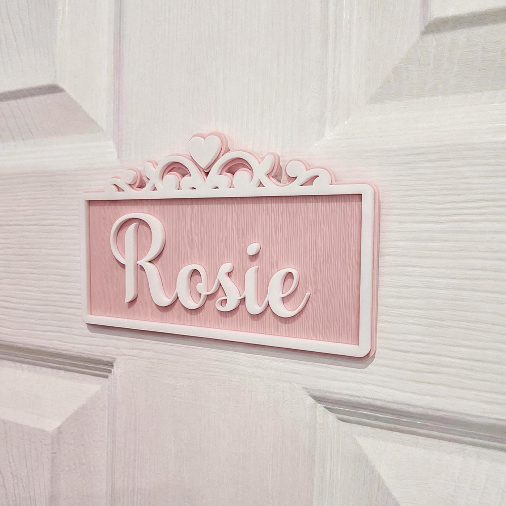Personalized Kid's Bedroom Decoration Door Sign | CWBaby412