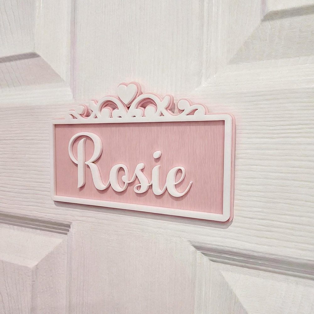 Personalized Kid's Bedroom Decoration Door Sign | CWBaby412