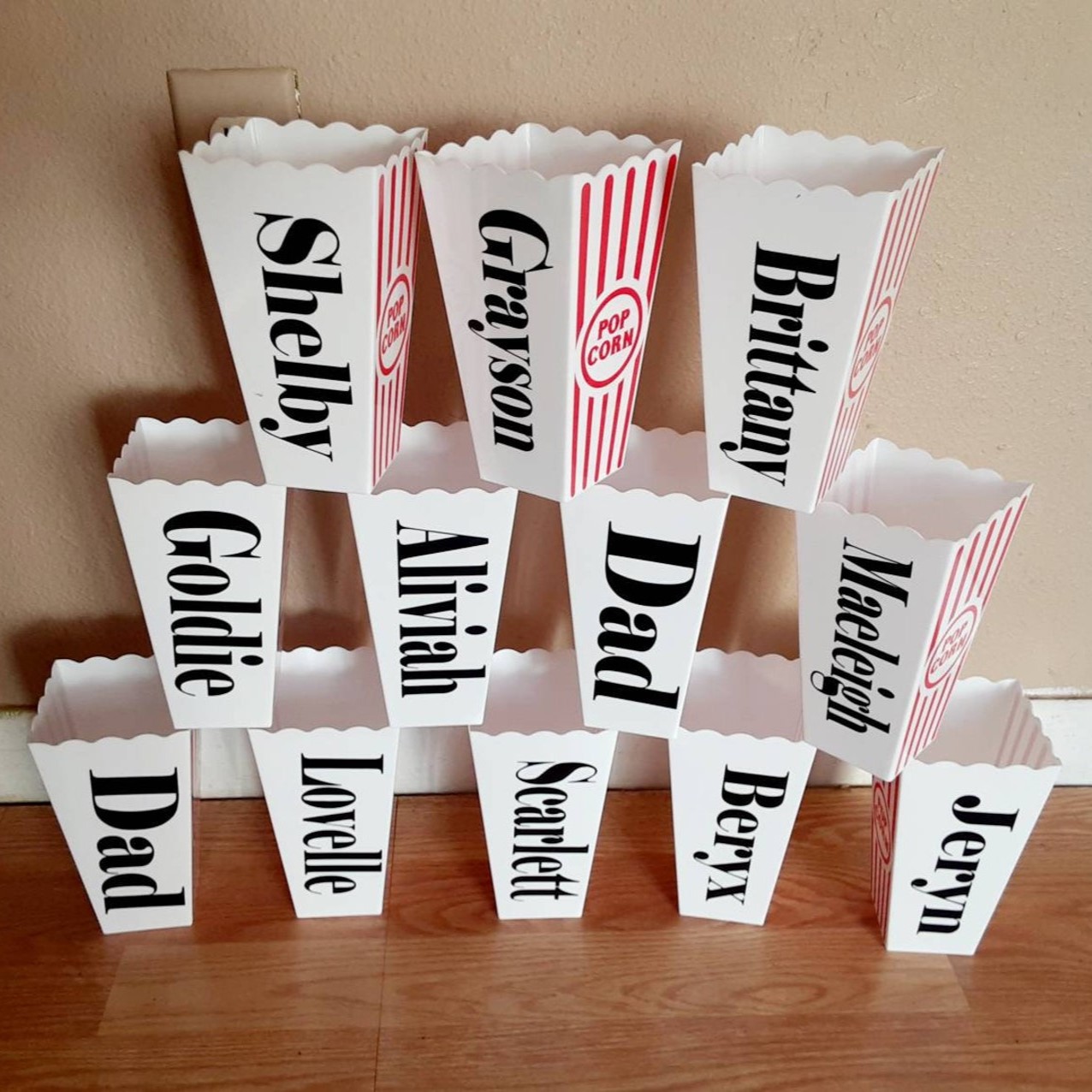 Personalized Movie Time Popcorn Buckets | YouBottle84