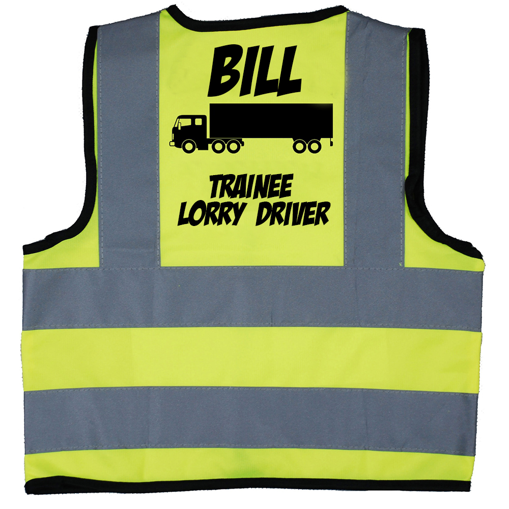Personalized  Kids Hi Vis Safety Jacket | CWToy43