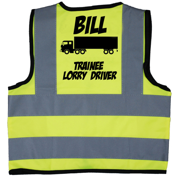 Personalized  Kids Hi Vis Safety Jacket | CWToy43