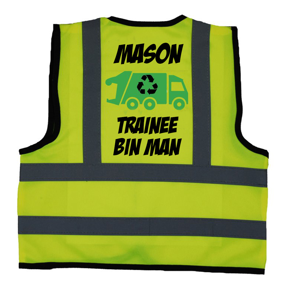 Personalized  Kids Hi Vis Safety Jacket | CWToy43