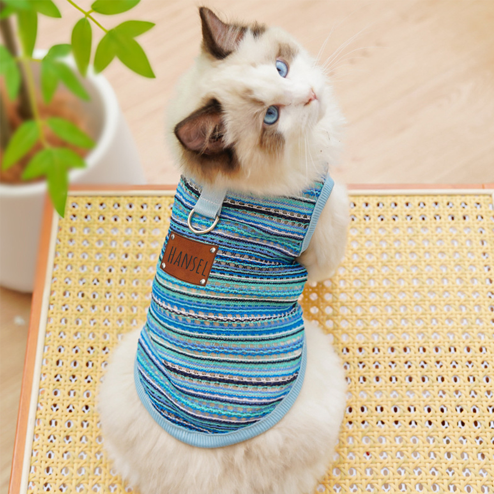Personalized Breathable Pet Summer Cool Mesh Vest | BKPet191