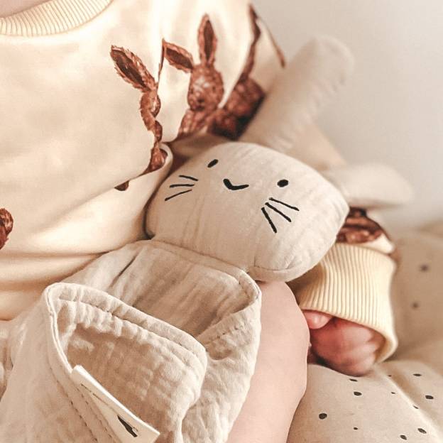 Personalized Baby Embroidery Comforter Sleep Toy | CWToy03