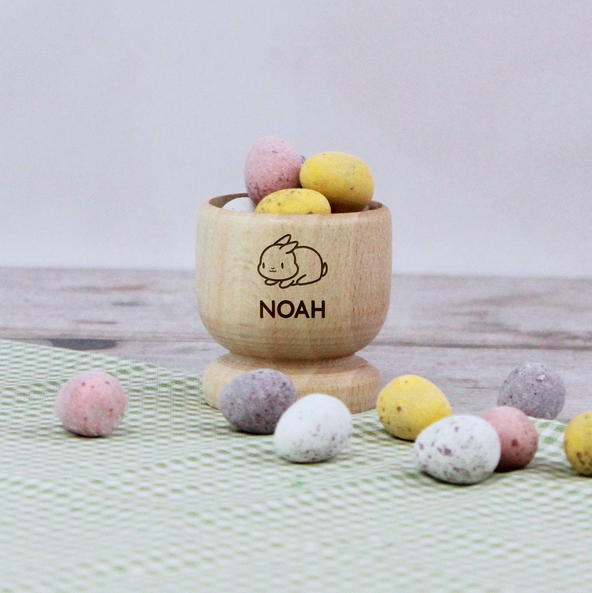 Personalized Kids Wooden Egg Cup | CWToy90