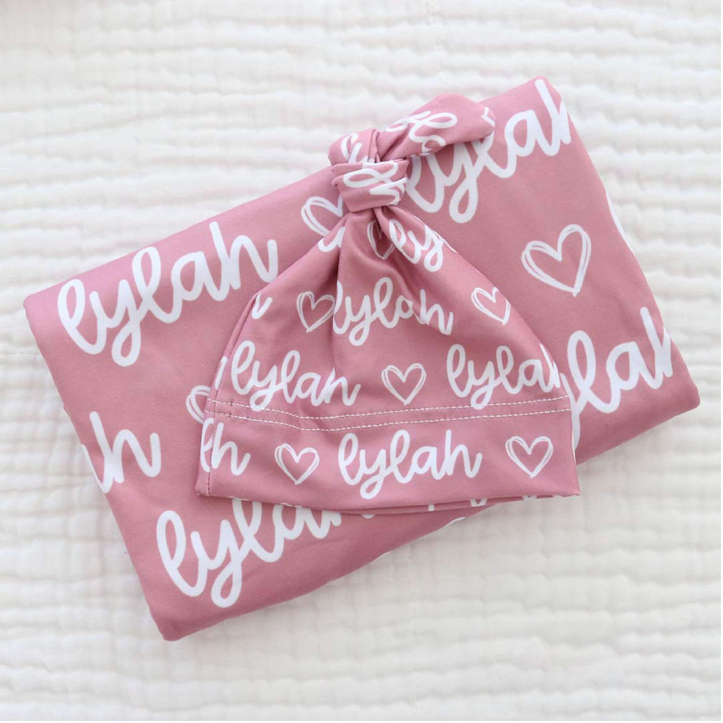 Personalized Baby Swaddle Blanket Set for Comfort & Unique | BBBlanket04