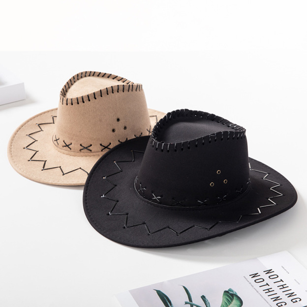 Personalized Leather Patch Cowboy Hat for Comfort & Unique | CWBeach102