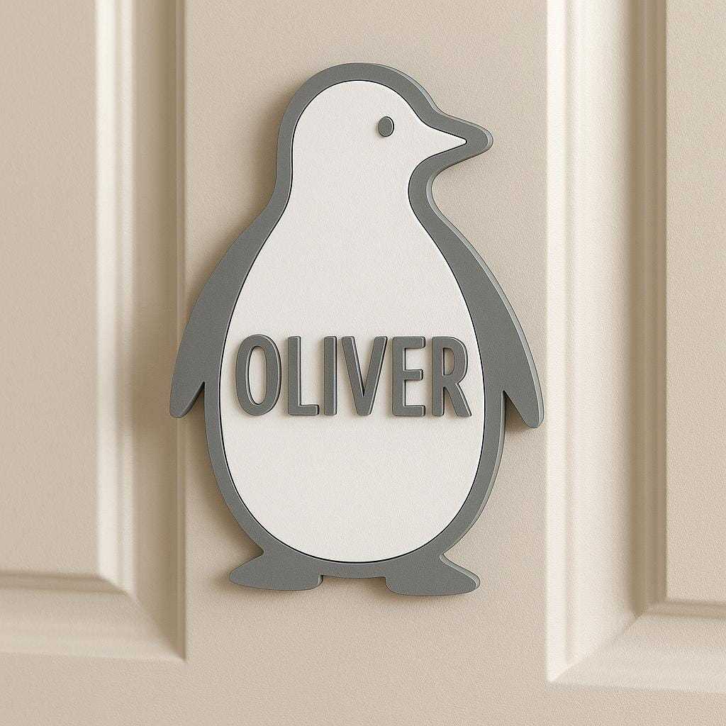 Personalized Animal Bedroom Decoration Door Sign | CWBaby390