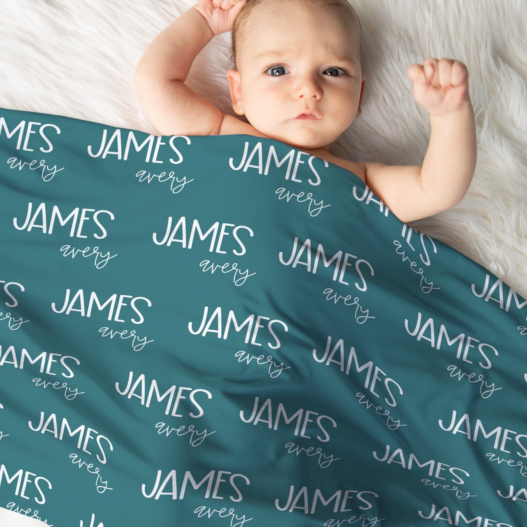 Personalized Baby Swaddle Blanket Set for Comfort & Unique | BBBlanket11