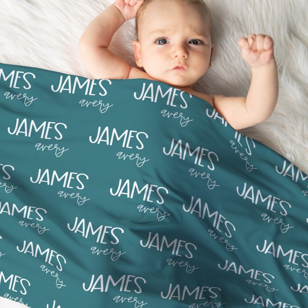 Personalized Baby Swaddle Blanket Set for Comfort & Unique | BBBlanket11