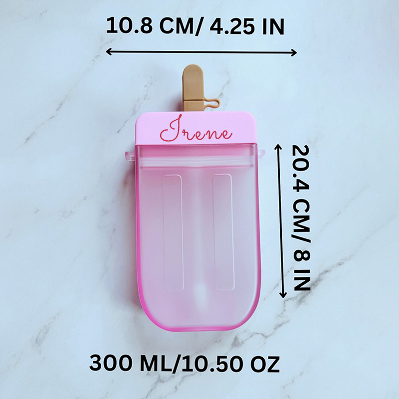 Personalised BPA Free 10oz Kid Color Changing Popsicle Bottles | YouBottle68