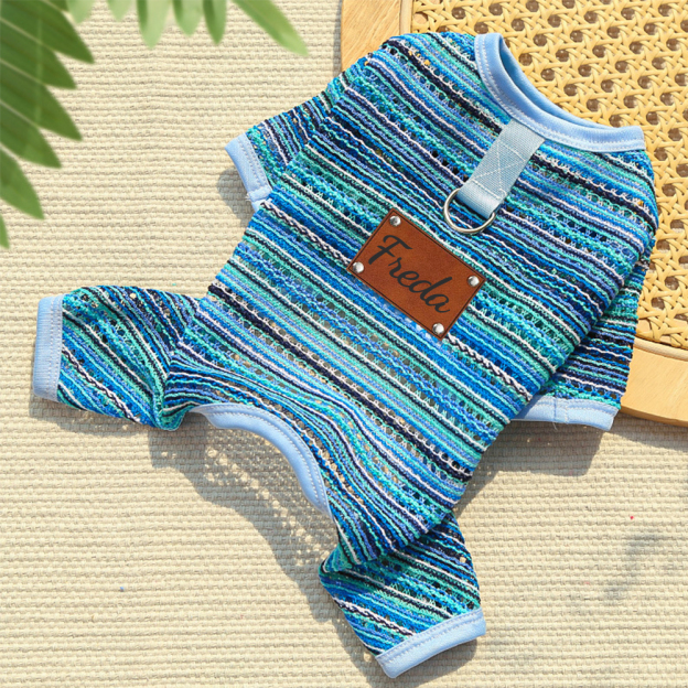 Personalized Breathable Pet Summer Cool Mesh Vest | BKPet191